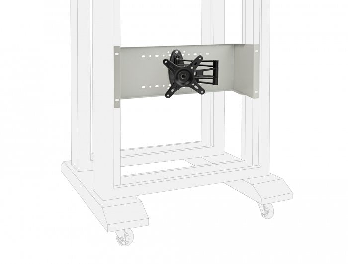 Delock Brazo De Monitor Gris De 19" Para Rack