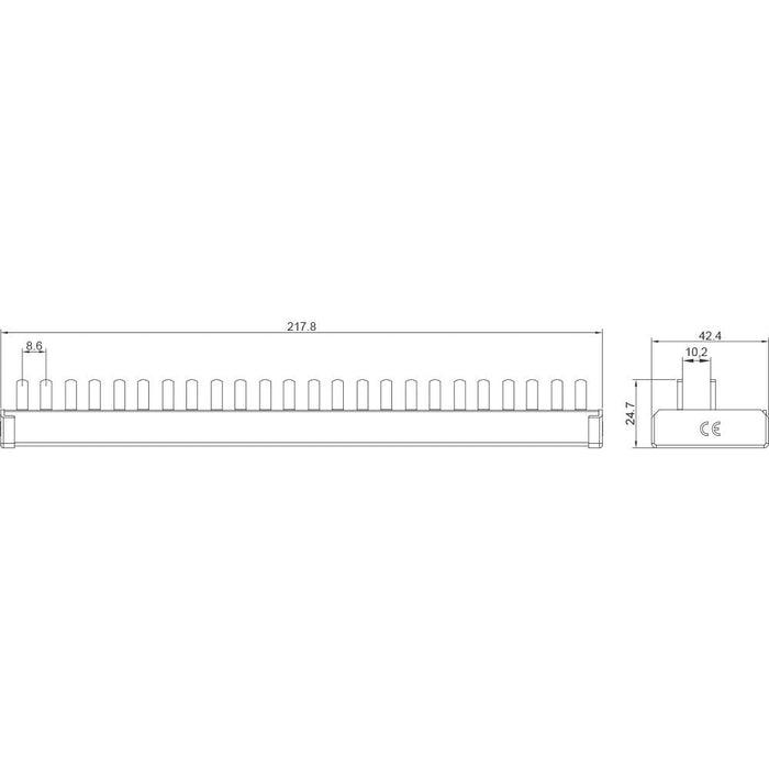 Siemens Stift Sas 10qmm 3p N 5st3673-0 12xkompakt 12te Sammelschiene