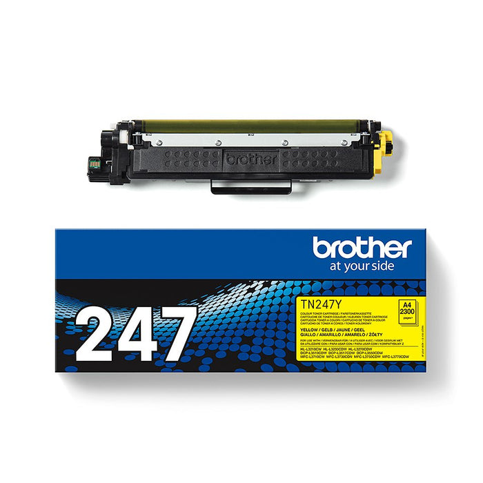 EAN 4977766787550 - Brother TN-247Y cartucho de tóner 1 pieza(s) Original Amarillo imagen 2