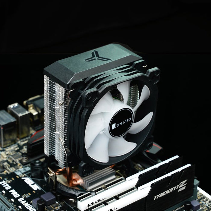 K Jonsbo Cr-1200e Cpu Disipador, Rgb - 92mm