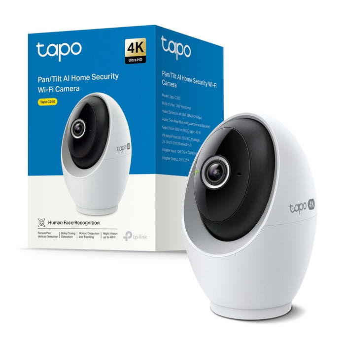 EAN 8885021370088 - TP-Link Tapo C260 Cámara de seguridad IP Interior 3840 x 2160 Pixeles Techo/Pared/Escritorio imagen 5