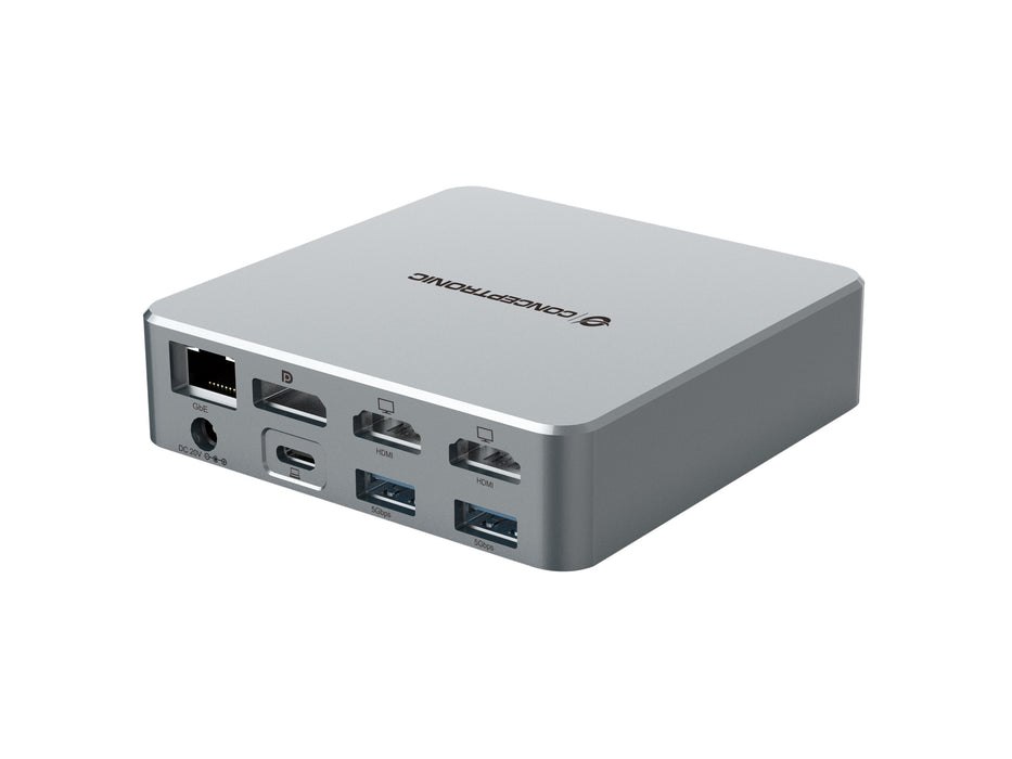 EAN 4015867236611 - Conceptronic DONN25G base para portátil y replicador de puertos Alámbrico USB 3.2 Gen 2 (3.1 Gen 2) Type- imagen 3