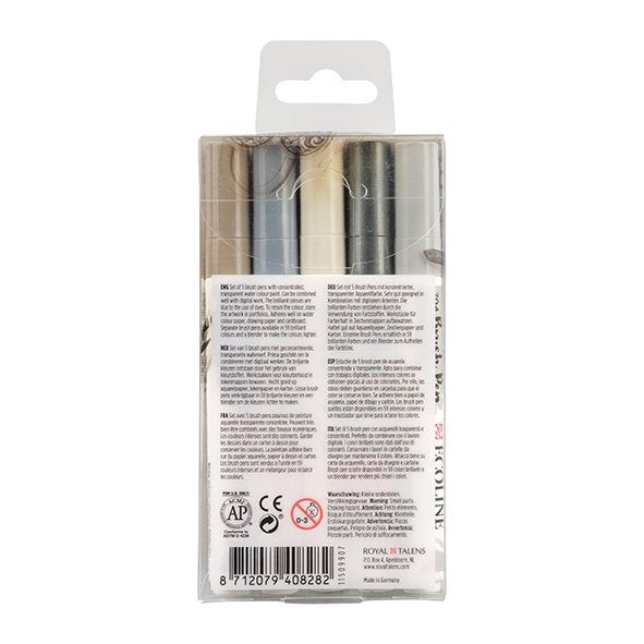 EAN 8712079408282 - Talens 11509907 marcador 5 pieza(s) Gris imagen 4