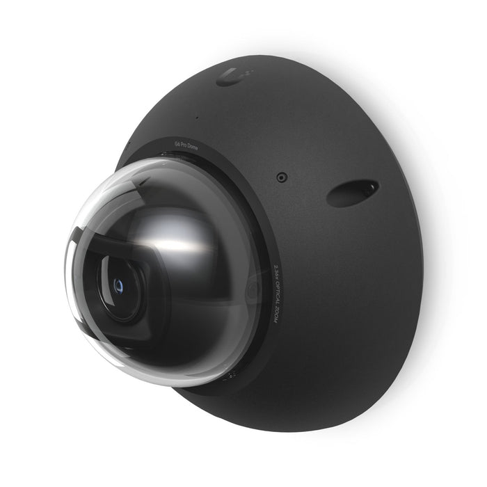 Ubiquiti Camera G6 Pro Dome Black 4k 30fps Uvc-G6-Pro-Dome-B Super Sharp 4k Camera With 2.36x Optical Zoom