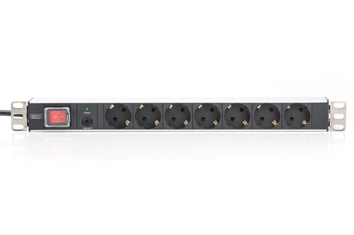 EAN 4016032266419 - Digitus DN-95403 limitador de tensión Negro 7 salidas AC 250 V 2 m imagen 2