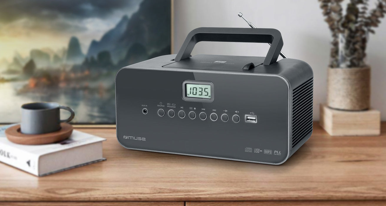 EAN 3700460206314 - Muse M-28 DG reproductor de CD Negro Reproductor de CD portátil imagen 4
