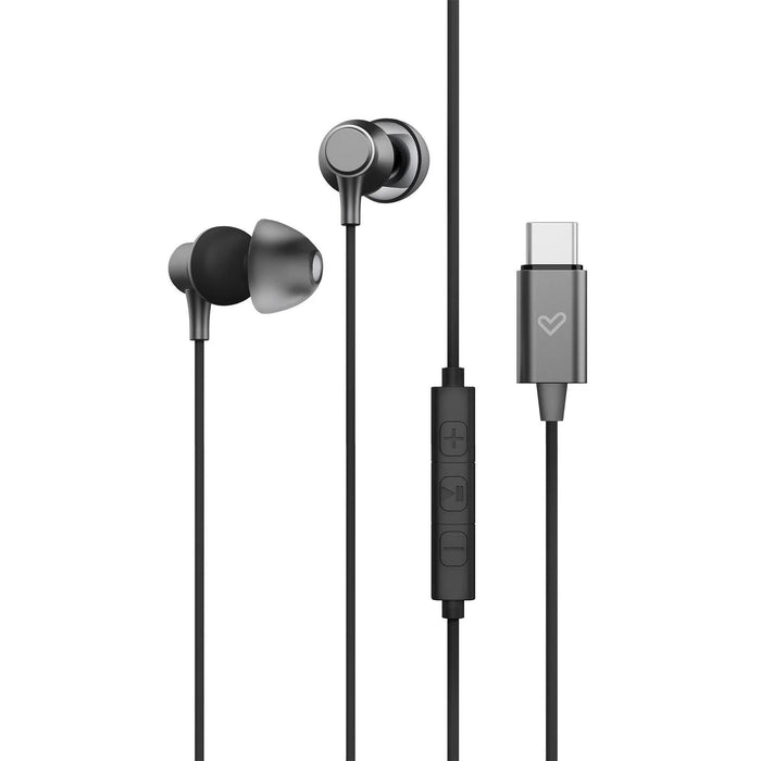 EAN 8432426456741 - Energy Sistem Metallized Type C Auriculares Alámbrico Dentro de oído Llamadas/Música USB Tipo C Negro, Gr imagen 2