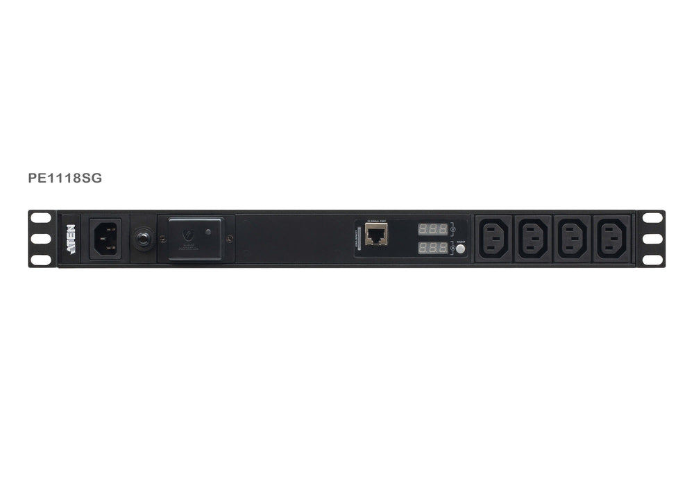 EAN 4710469340772 - ATEN PE1118SG-AT-G unidad de distribución de energía (PDU) 18 salidas AC Negro imagen 1