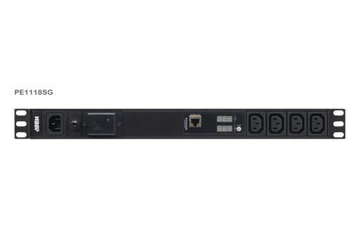 EAN 4710469340772 - ATEN PE1118SG-AT-G unidad de distribución de energía (PDU) 18 salidas AC Negro imagen 1