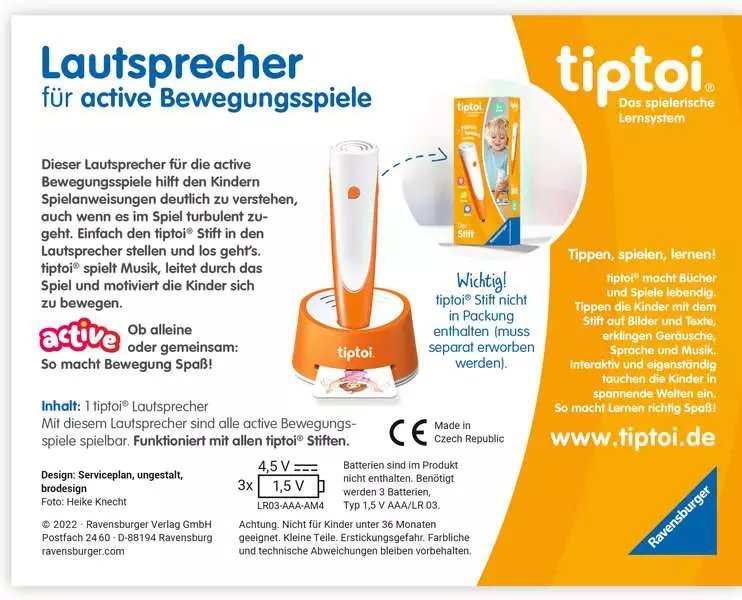 EAN 4005556000937 - Ravensburger tiptoi 00093 Altavoz imagen 4