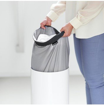 EAN 8710755104367 - Brabantia 104367 cesto para ropa Marrón, Blanco imagen 6