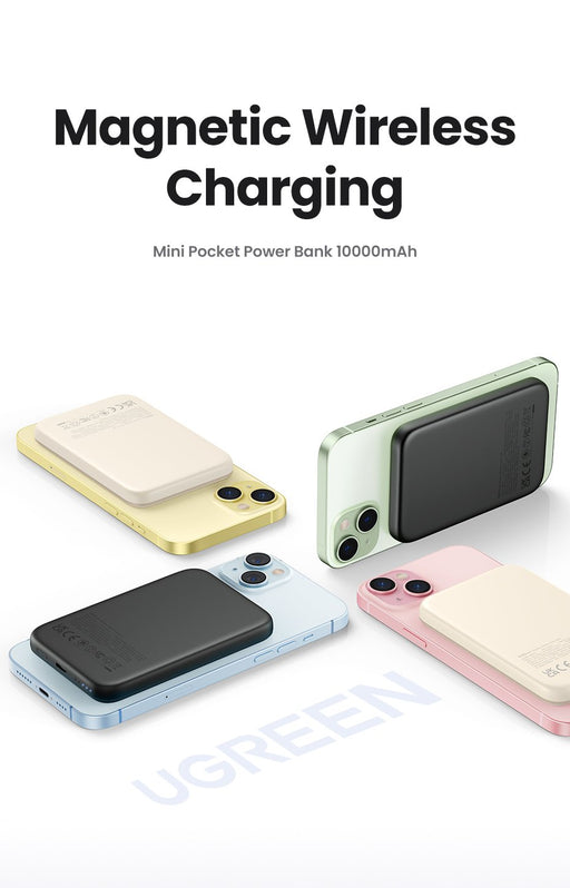 EAN 6941876222087 - Ugreen 25208 batería externa 10000 mAh Cargador inalámbrico Beige imagen 2