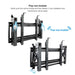 EAN 8433281013056 - TooQ TQVW5470T soporte para pantalla de señalización 177,8 cm (70") imagen 4