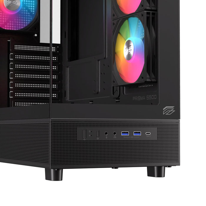 EAN 6977277367256 - Einarex EXCS-PR-500R-B carcasa de ordenador Midi Tower Negro imagen 11