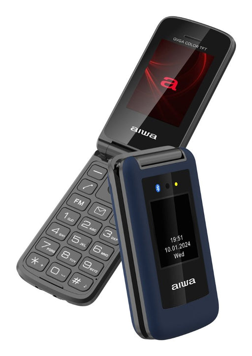EAN 8435256810646 - Aiwa FP-30-2G/BL teléfono móvil 6,1 cm (2.4") 106 g Azul Característica del teléfono imagen 1