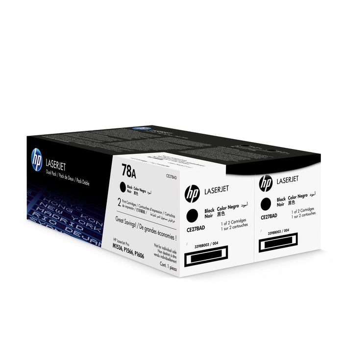 EAN 0886111730506 - HP 78A 2-pack Black Original LaserJet Toner Cartridges cartucho de tóner 2 pieza(s) imagen 11