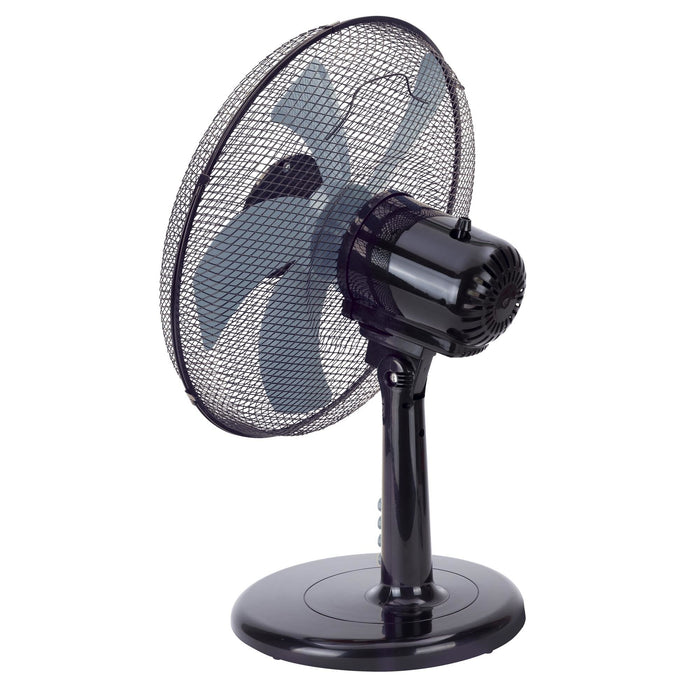 Ventilador Jata De Mesa Vm3125 5 Aspas 43 Cm Negro