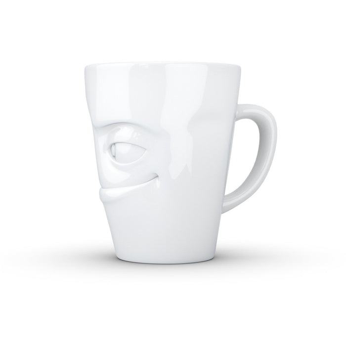 Fiftyeight Henkelbecher 350ml - Verschmitzt Blanco
