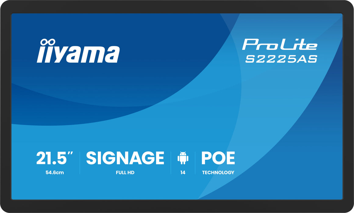 EAN 4948570127177 - iiyama ProLite S2225AS-B1P Pantalla plana para señalización digital 54,6 cm (21.5") LCD Wifi 500 cd / m²  imagen 2