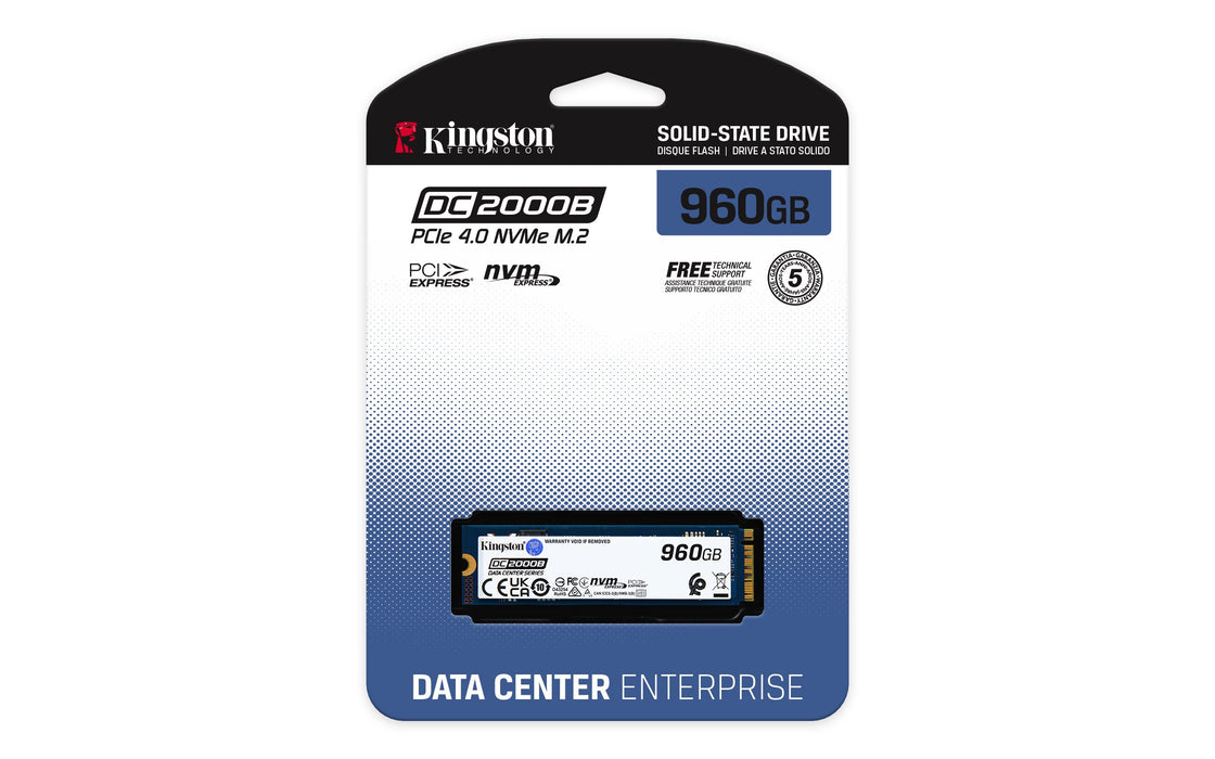 EAN 0740617345186 - Kingston Technology DC2000B 960 GB PCI Express 4.0 NVMe 3D TLC imagen 4