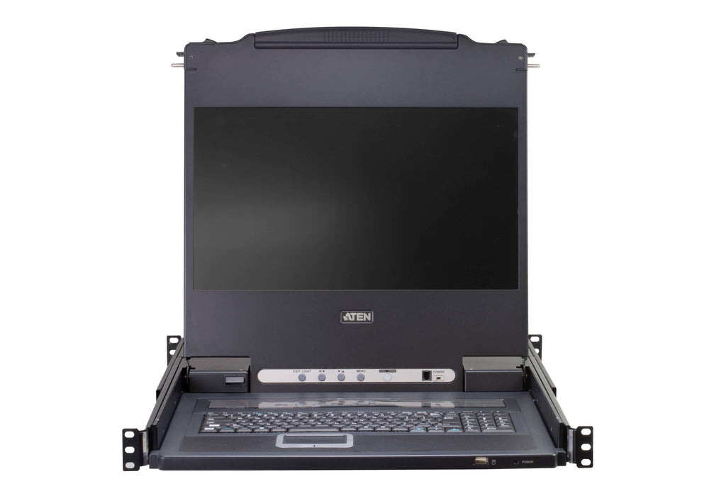 16 Port 17" Lcd Kvmp Switch Usb Port Integrated
