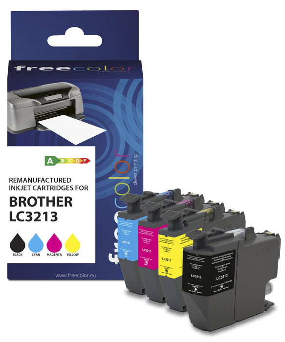 EAN 3112539918309 - Freecolor K10199F7 cartucho de tinta 4 pieza(s) Compatible Negro, Cian, Magenta, Amarillo imagen 1