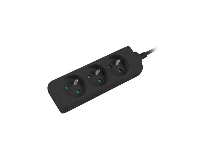 EAN 5901969414875 - Lanberg PS0-03E-0300-BK base múltiple 3 m 3 salidas AC Interior Negro imagen 3