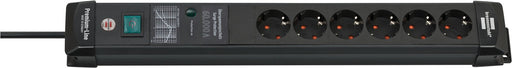EAN 4007123674091 - Brennenstuhl 1951160401 base múltiple 3 m 6 salidas AC Interior Negro imagen 2