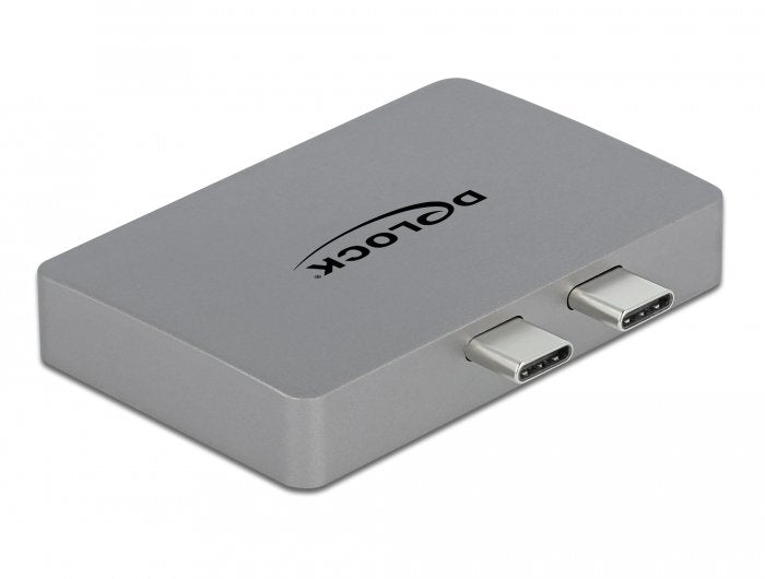 Delock Dual Hdmi Adapter Mit 4k 60 Hz Und Pd 3.0 Für Macbook