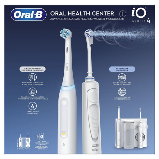 EAN 8006540841068 - Oral-B iO4 & OxyJet Adulto Cepillo dental oscilante Blanco imagen 1