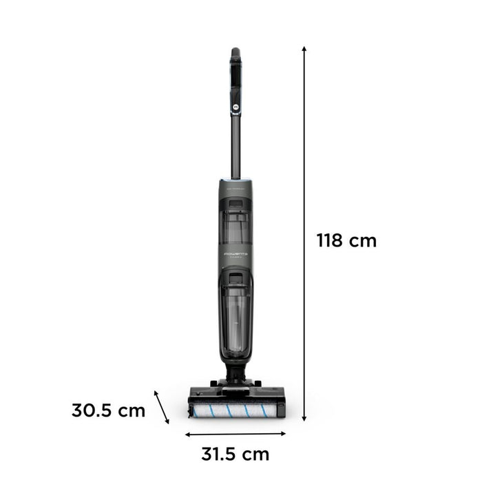 EAN 3221616130012 - Rowenta X-Clean 4 GZ5035 Aspiradora escoba Batería Seca y húmeda Espuma Sin bolsa 200 W Gris imagen 16