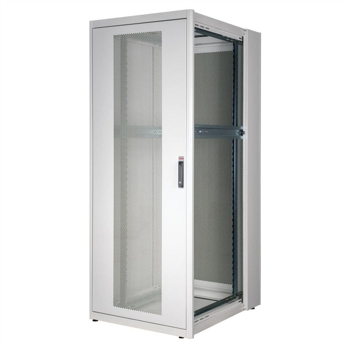Roline 19-Zoll Serverschrank Basic 42 He, 800x1000 Bxt Perforiert Grau