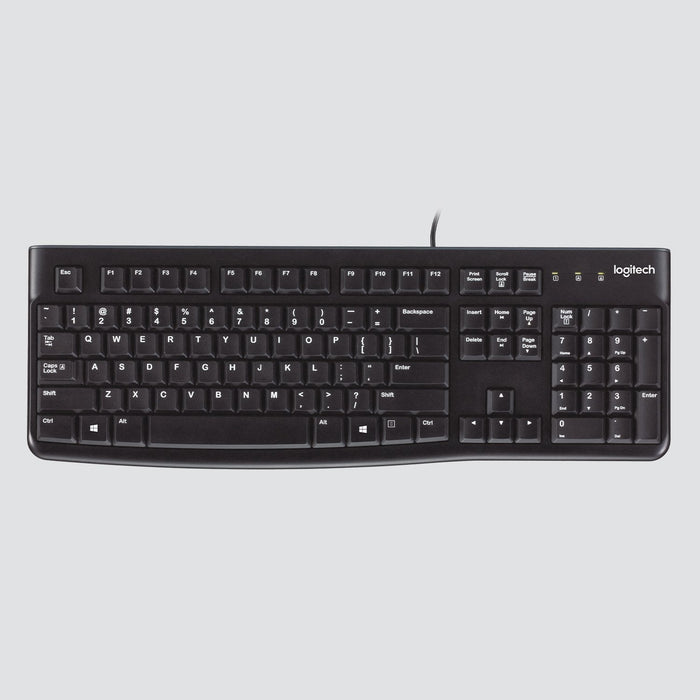 Logitech K120 Corded Teclado Teclado Usb Qwertz Suizo Negro