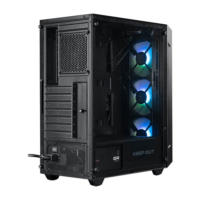 EAN 8435099535584 - KeepOut XC-200 MESH carcasa de ordenador Torre Negro imagen 2