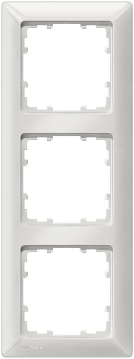Siemens 5tg25530 Delta Line Rahmen 3fach 222x80mm Titanwei