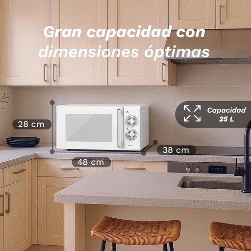 EAN 8426156018973 - Grunkel MWG-25MG microondas Blanco Microondas con grill Encimera 25 L 900 W imagen 2