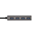 EAN 8436574704143 - AISENS A109-0403 hub de interfaz USB 3.2 Gen 1 (3.1 Gen 1) Type-C 5000 Mbit/s Antracita imagen 2