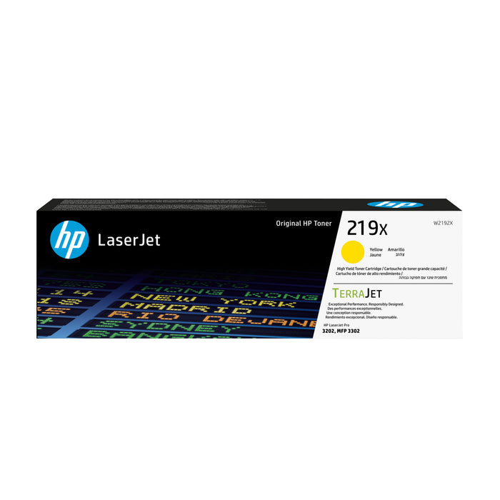 EAN 0195161016318 - HP 219X Ylw LaserJet Toner Cartridge cartucho de tóner 1 pieza(s) imagen 1