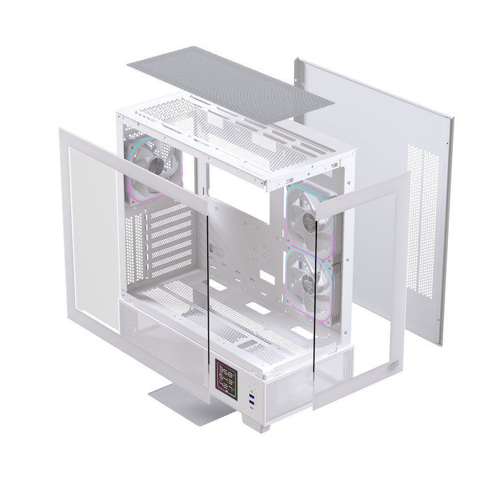 EAN 6977277360028 - Einarex EXCS-PR-51DR-W carcasa de ordenador Midi Tower Blanco imagen 9