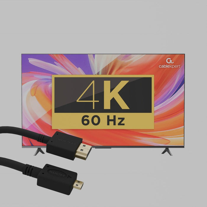EAN 8716309072861 - Gembird 3m HDMI-M/micro HDMI-M cable HDMI HDMI tipo A (Estándar) HDMI tipo D (Micro) Negro imagen 3
