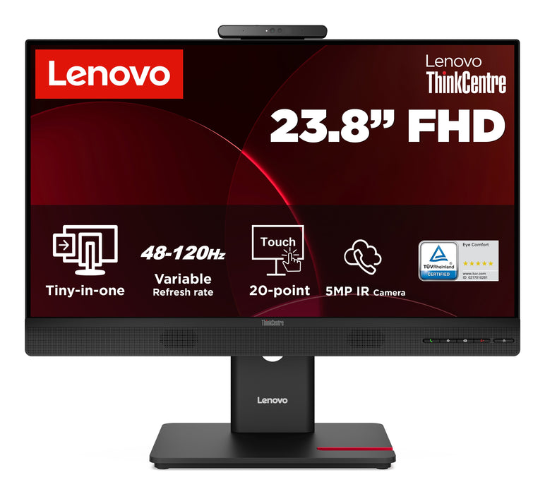 Lenovo Thinkcentre Tio24 Gen 6 Touch 23.8 Fhd 1920x1080 16:9 250nits Black 3y  Warranty