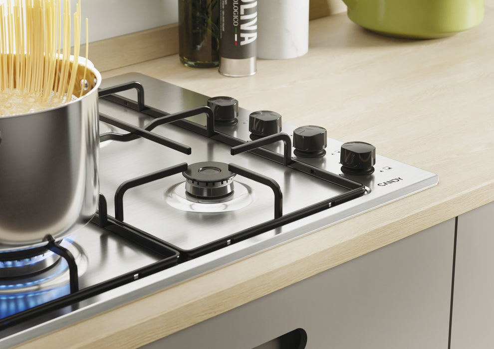 EAN 8059019059112 - Candy Smart CHW6LBX/4U Acero inoxidable Integrado 60 cm Encimera de gas 4 zona(s) imagen 4