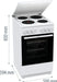 EAN 3838782748783 - Gorenje GE5A23WH Cocina independiente Eléctrico Hornillo eléctrico / Placa eléctrica Blanco imagen 8