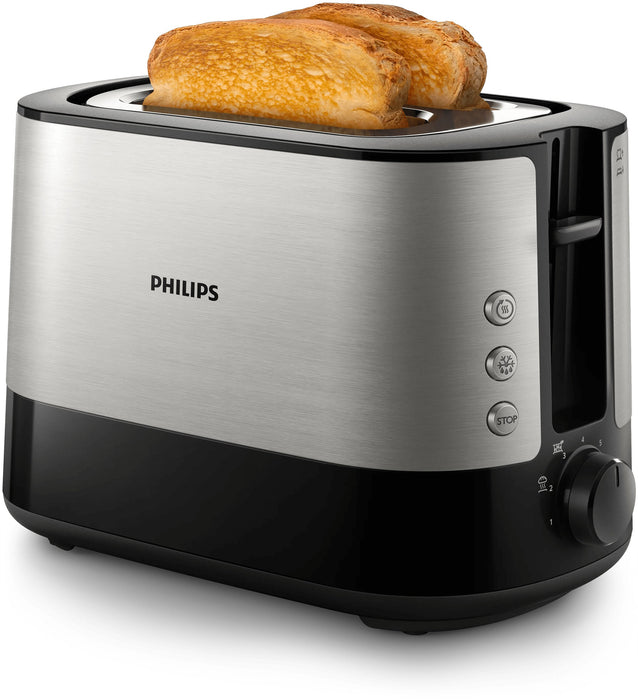 EAN 8710103792420 - Philips Viva Collection HD2635/90 tostadora 7 2 rebanada(s) 950 W Negro, Titanio imagen 1