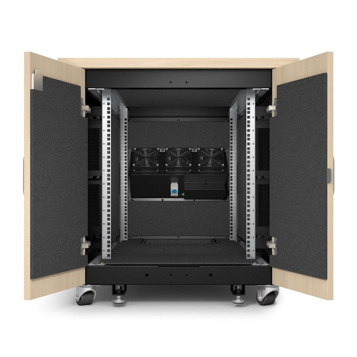 Apc Ar4012a Armario Rack 12u Rack O Bastidor Independiente Negro, Color Madera De Arce