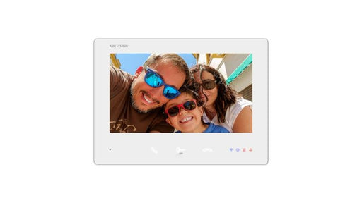 EAN 6942160448572 - Hikvision DS-KH7300EY-WTE2/White sistema de intercomunicación de video 17,8 cm (7") Blanco imagen 1