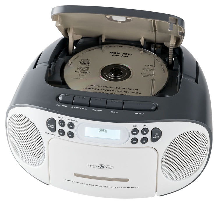 Reflexion Rcr2260dab Boombox Weiá/Grau