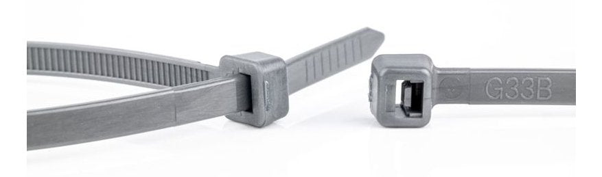 EAN 8717278577739 - WKK 110194871 presilla Brida reutilizable Plástico, Poliamida Gris 100 pieza(s) imagen 2