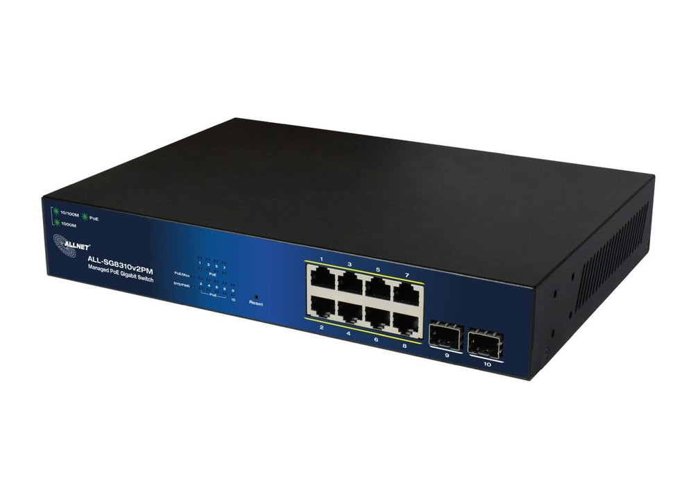 EAN 4038816119186 - ALLNET 209904 Gestionado Gigabit Ethernet (10/100/1000) Energía sobre Ethernet (PoE) Negro imagen 1