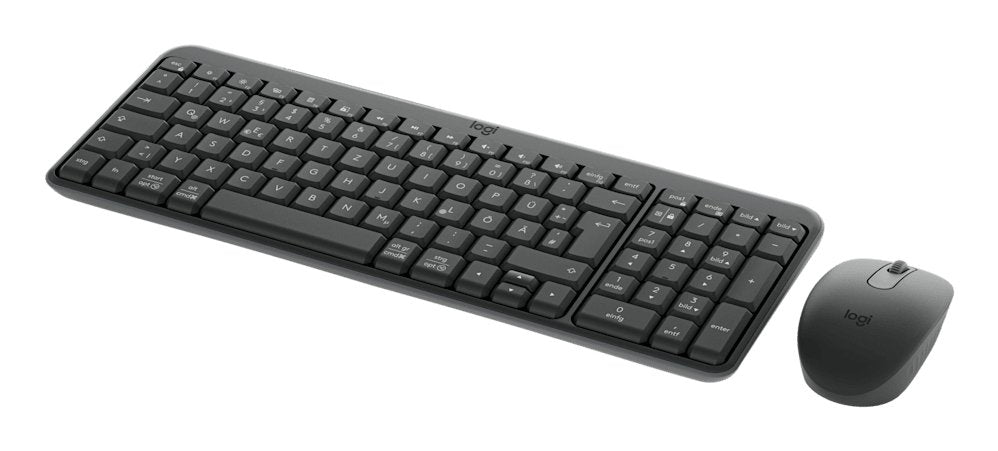 Logitech Mk250 Wireless Keyboard And Mouse Graphite (De)